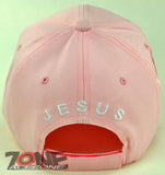 GOD IS GOOD ALL THE TIME I LOVE JESUS CHRISTIAN BALL CAP HAT PINK