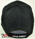 CHRIST JOHN 4:14 JESUS CHRISTIAN BALL CAP HAT BLACK