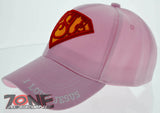 SUPER JESUS I LOVE JESUS CHRISTIAN BALL CAP HAT PINK