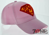 SUPER JESUS I LOVE JESUS CHRISTIAN BALL CAP HAT PINK
