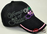 WOMAN OF FAITH PROVERBS 31:30 JESUS CHRISTIAN BALL CAP HAT BLACK