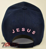 WOMAN OF FAITH PROVERBS 31:30 JESUS CHRISTIAN BALL CAP HAT NAVY