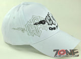 CHRIST FOR LIFE JESUS CHRISTIAN BALL CAP HAT WHITE