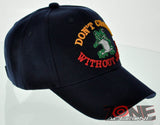 DON'T CROAK WITHOUT JESUS FROG CHRISTIAN BALL CAP HAT NAVY