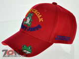 DON'T CROAK WITHOUT JESUS FROG CHRISTIAN BALL CAP HAT RED