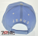 I AM THE WAY THE TRUTH AND THE LIFE JOHN 14:16 JESUS CHRISTIAN CAP HAT SKY BLUE