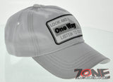 LOOK AND ONE WAY LISTEN TO GOD JOHN 3:16 JESUS CHRISTIAN CAP HAT COTTON GRAY