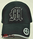 NEW! MONOGRAM LETTER M CAP HAT BLACK