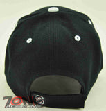 NEW! MONOGRAM LETTER S CAP HAT N1 BLACK