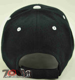NEW! MONOGRAM LETTER M CAP HAT N1 BLACK