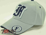 NEW! MONOGRAM LETTER F CAP HAT N1 GRAY