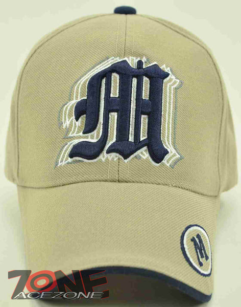 NEW! MONOGRAM LETTER M CAP HAT N1 TAN