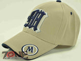 NEW! MONOGRAM LETTER M CAP HAT N1 TAN