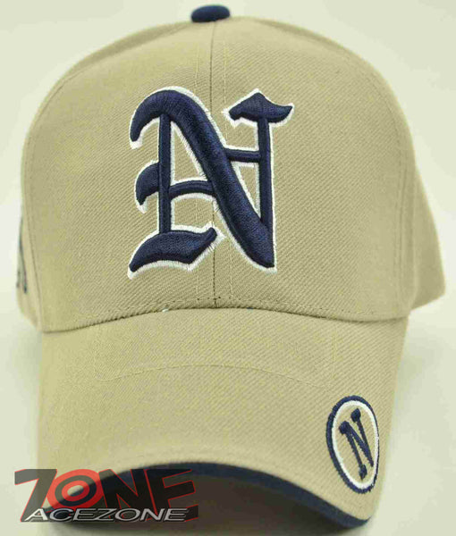 NEW! MONOGRAM LETTER N CAP HAT TAN