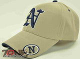 NEW! MONOGRAM LETTER N CAP HAT TAN