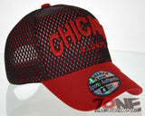 NEW! MESH US CHICAGO ILLINOIS STATE BALL CAP HAT RED