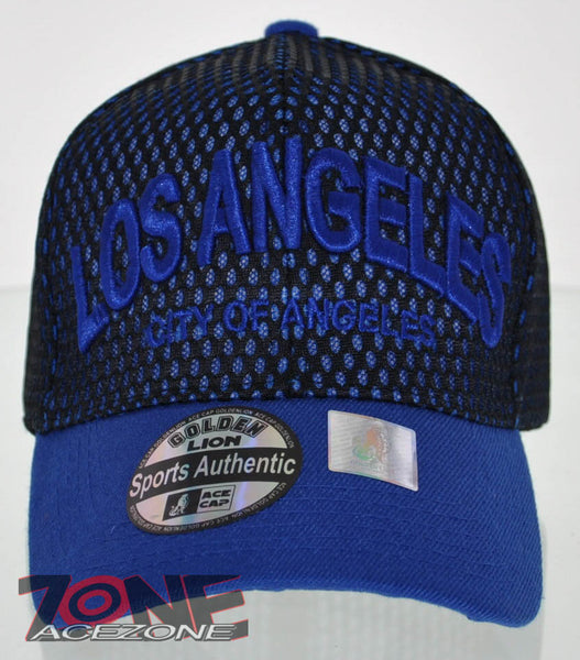NEW! MESH US LOS ANGELES CALIFORNIA STATE BALL CAP HAT BLUE