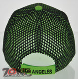 NEW! MESH US LOS ANGELES CALIFORNIA STATE BALL CAP HAT GREEN