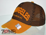 NEW! MESH US LOS ANGELES CALIFORNIA STATE BALL CAP HAT YELLOW