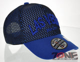 NEW! MESH US LAS VEGAS NEVADA STATE SIN CITY BALL CAP HAT BLUE