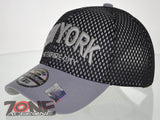 NEW! MESH US NEW YORK STATE THE EMPIRE CITY BALL CAP HAT GRAY