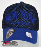 NEW! MESH US NEW YORK STATE THE EMPIRE CITY BALL CAP HAT BLUE