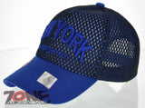 NEW! MESH US NEW YORK STATE THE EMPIRE CITY BALL CAP HAT BLUE