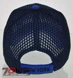 NEW! MESH US NEW YORK STATE THE EMPIRE CITY BALL CAP HAT BLUE