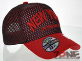 NEW! MESH US NEW YORK STATE THE EMPIRE CITY BALL CAP HAT RED