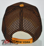 NEW! MESH US NEW YORK STATE THE EMPIRE CITY BALL CAP HAT YELLOW