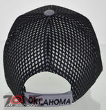 NEW! MESH US OKLAHOMA STATE THE SOONER STATE BALL CAP HAT GRAY