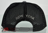 NEW! MESH FLAT BILL SNAPBACK BALL NEW YORK NY CAP HAT GRAY