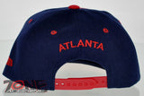 NEW! FLAT BILL SNAPBACK BALL US ATLANTA GEORGIA CAP HAT RED NAVY