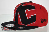 NEW! FLAT BILL SNAPBACK BALL US CHICAGO ILLINOIS CAP HAT BLACK RED