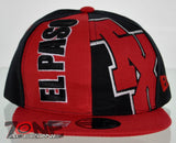NEW! FLAT BILL SNAPBACK BALL US EL PASO TEXAS CAP HAT RED BLACK