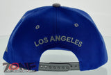 NEW! FLAT BILL SNAPBACK BALL US LOS ANGELES CALIFORNIA CAP HAT GRAY BLUE