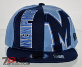 NEW! FLAT BILL SNAPBACK BALL US MENPHIS TENNESSEE CAP HAT NAVY S BLUE