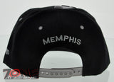 NEW! FLAT BILL SNAPBACK BALL US MENPHIS TENNESSEE CAP HAT GRAY BLACK