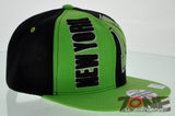 NEW! FLAT BILL SNAPBACK BALL US STATE NEW YORK CAP HAT GREEN BLACK