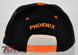 NEW! FLAT BILL SNAPBACK BALL US PHOENIX ARIZONA CAP HAT ORANGE BLACK