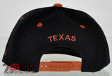 NEW! FLAT BILL SNAPBACK BALL US STATE TEXAS CAP HAT ORANGE BLACK