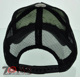 NEW! MESH HOWD FLEUR DE LIS STONE BALL CAP HAT BLACK