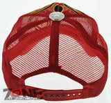 NEW! MESH HOWD UNUSUAL EAGLE BALL CAP HAT RED