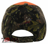 NEW! PHEASANT OUTDOOR HUNTING SIDE BALL CAP HAT ORANGE CAMO