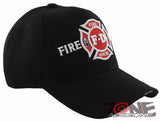 NEW FD FIRE DEPT RESCUE CAP HAT BLACK