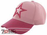 NEW! TEXAS DALLAS STAR BALL CAP HAT SIDE LINE HOT PINK PINK