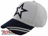 NEW! TEXAS DALLAS STAR BALL CAP HAT SIDE LINE NAVY WHITE