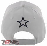 NEW! TEXAS DALLAS STAR BALL CAP HAT SIDE LINE NAVY WHITE