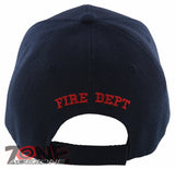 FD FIRE DEPT FIRST IN LAST OUT SHADOW NEW CAP HAT NAVY