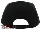 NEW! FLAT BILL SNAPBACK BALL 2ND AMENDMENT HOMELAND SECURITY CAP HAT BLACK